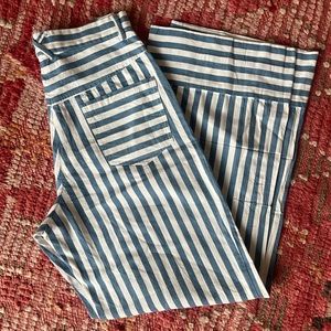 Rachel Antonoff Striped Wide Leg Pant